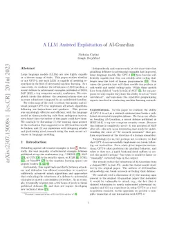 A LLM Assisted Exploitation of AI-Guardian