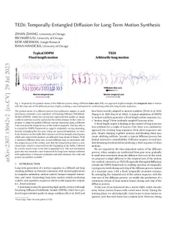 TEDi: Temporally-Entangled Diffusion for Long-Term Motion Synthesis