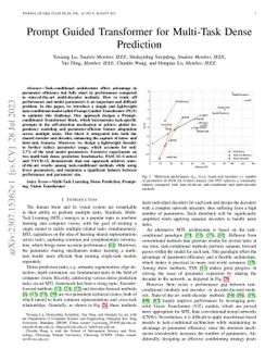 Prompt Guided Transformer for Multi-Task Dense Prediction