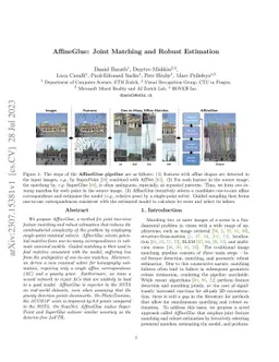 AffineGlue: Joint Matching and Robust Estimation