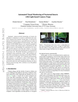 Automated Visual Monitoring of Nocturnal Insects with Light-based Camera
  Traps