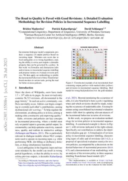 The Road to Quality is Paved with Good Revisions: A Detailed Evaluation
  Methodology for Revision Policies in Incremental Sequence Labelling