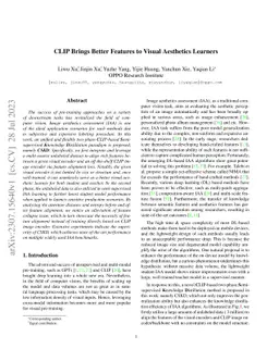 CLIP Brings Better Features to Visual Aesthetics Learners