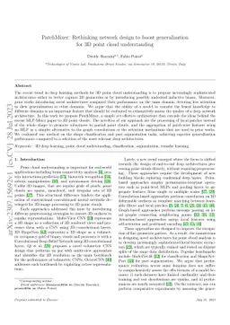 PatchMixer: Rethinking network design to boost generalization for 3D
  point cloud understanding