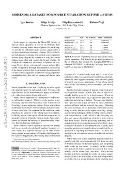 Moisesdb: A dataset for source separation beyond 4-stems