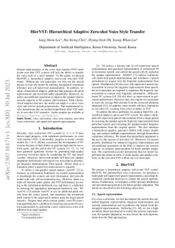 HierVST: Hierarchical Adaptive Zero-shot Voice Style Transfer