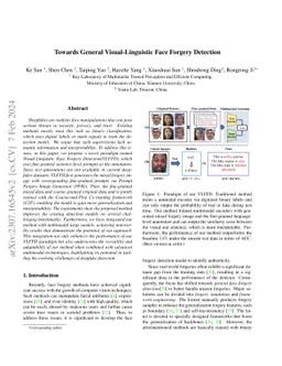 Towards General Visual-Linguistic Face Forgery Detection