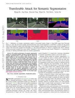 Transferable Attack for Semantic Segmentation