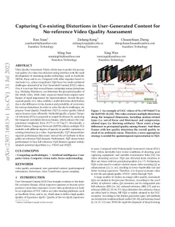Capturing Co-existing Distortions in User-Generated Content for
  No-reference Video Quality Assessment