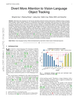 Divert More Attention to Vision-Language Object Tracking