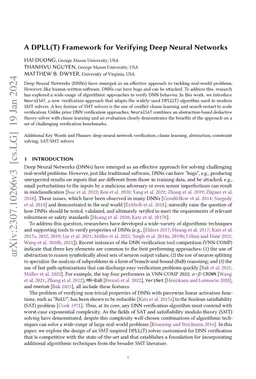 A DPLL(T) Framework for Verifying Deep Neural Networks