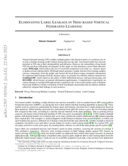 Eliminating Label Leakage in Tree-Based Vertical Federated Learning