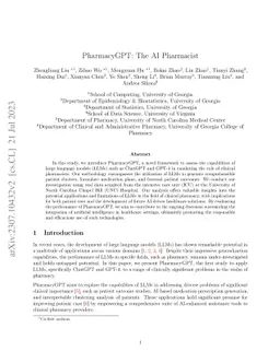 PharmacyGPT: The AI Pharmacist