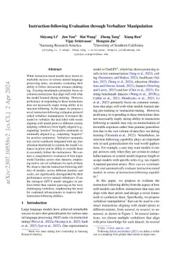 Instruction-following Evaluation through Verbalizer Manipulation