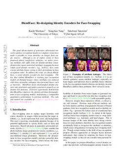 BlendFace: Re-designing Identity Encoders for Face-Swapping
