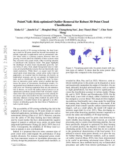 Risk-optimized Outlier Removal for Robust 3D Point Cloud Classification