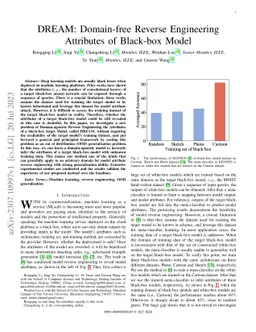 DREAM: Domain-free Reverse Engineering Attributes of Black-box Model