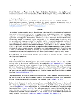 NeoSySPArtaN: A Neuro-Symbolic Spin Prediction Architecture for
  higher-order multipole waveforms from eccentric Binary Black Hole mergers
  using Numerical Relativity