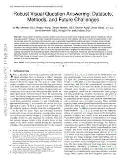 Robust Visual Question Answering: Datasets, Methods, and Future
  Challenges