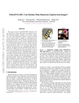 OxfordTVG-HIC: Can Machine Make Humorous Captions from Images?