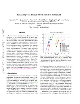Enhancing Your Trained DETRs with Box Refinement