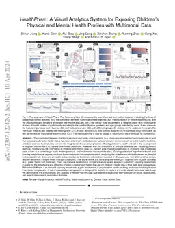 HealthPrism: A Visual Analytics System for Exploring Children's Physical
  and Mental Health Profiles with Multimodal Data