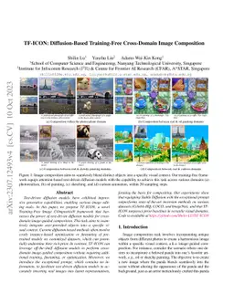 TF-ICON: Diffusion-Based Training-Free Cross-Domain Image Composition