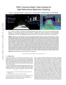 VIRD: Immersive Match Video Analysis for High-Performance Badminton
  Coaching