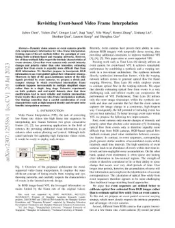 Revisiting Event-based Video Frame Interpolation