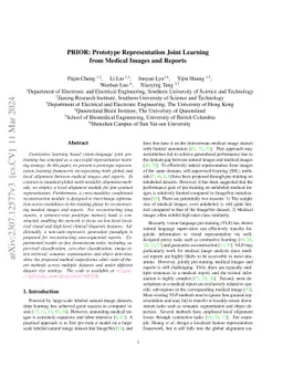 PRIOR: Prototype Representation Joint Learning from Medical Images and
  Reports