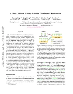 CTVIS: Consistent Training for Online Video Instance Segmentation