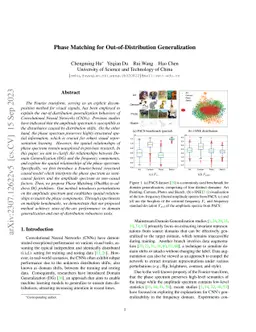 Phase Matching for Out-of-Distribution Generalization