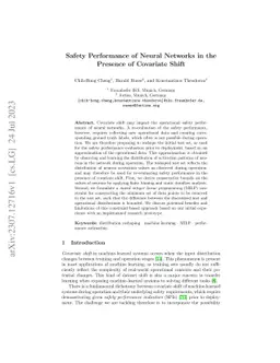 Safety Performance of Neural Networks in the Presence of Covariate Shift