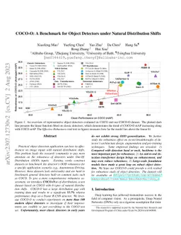 COCO-O: A Benchmark for Object Detectors under Natural Distribution
  Shifts