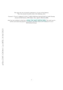 GNSS-stereo-inertial SLAM for arable farming