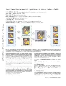 Dyn-E: Local Appearance Editing of Dynamic Neural Radiance Fields