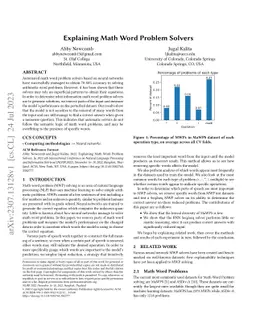 Explaining Math Word Problem Solvers