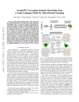 GraspGPT: Leveraging Semantic Knowledge from a Large Language Model for
  Task-Oriented Grasping