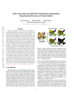 GaPro: Box-Supervised 3D Point Cloud Instance Segmentation Using
  Gaussian Processes as Pseudo Labelers