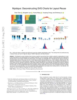 Mystique: Deconstructing SVG Charts for Layout Reuse