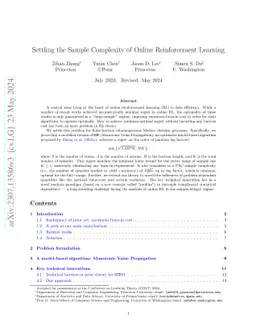 Settling the Sample Complexity of Online Reinforcement Learning