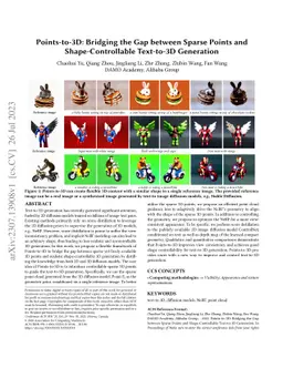 Points-to-3D: Bridging the Gap between Sparse Points and
  Shape-Controllable Text-to-3D Generation