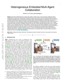 Heterogeneous Embodied Multi-Agent Collaboration