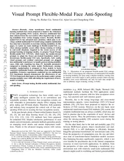 Visual Prompt Flexible-Modal Face Anti-Spoofing