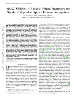 MSAC: Multiple Speech Attribute Control Method for Reliable Speech
  Emotion Recognition