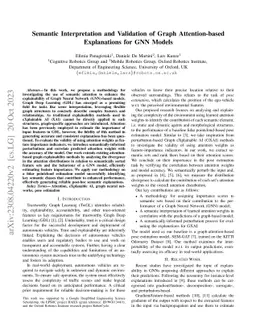Semantic Interpretation and Validation of Graph Attention-based
  Explanations for GNN Models