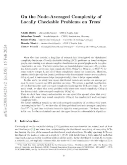 On the Node-Averaged Complexity of Locally Checkable Problems on Trees