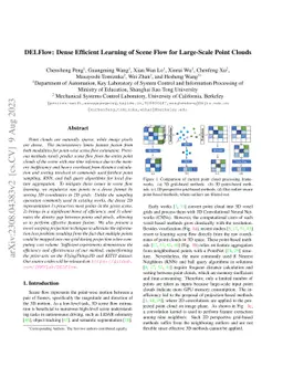 DELFlow: Dense Efficient Learning of Scene Flow for Large-Scale Point
  Clouds