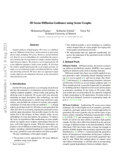 3D Scene Diffusion Guidance using Scene Graphs