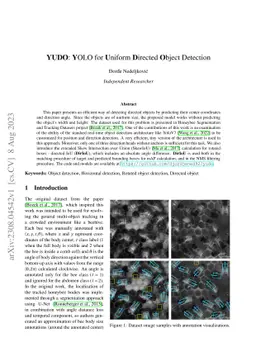 YUDO: YOLO for Uniform Directed Object Detection